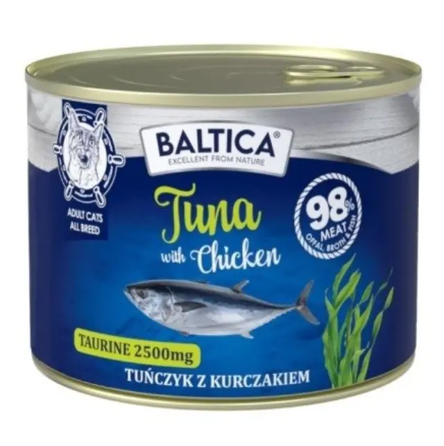 BALTICA Excellent Tuna with chicken - wet cat food - 185g