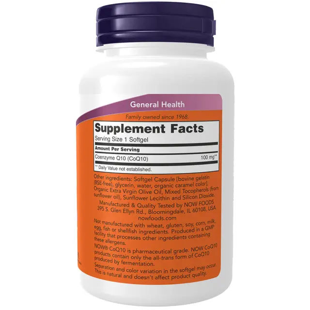 Now Foods CoQ10 100 mg 150 Softgels 2