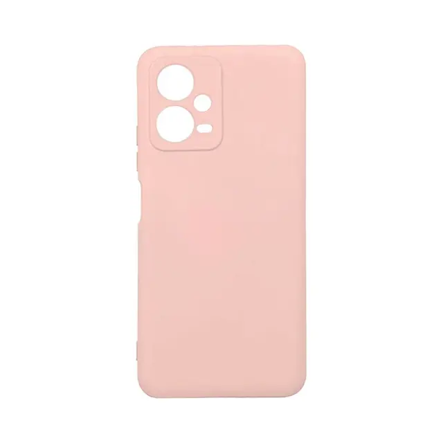 Θήκη Σιλικόνης Soft Back Liquid Silicone Case Για Xiaomi Redmi Note 12 5G / Poco X5 Ροζ