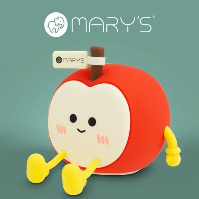 Φωτιστικό επαναφορτιζόμενο MARY S LED NIGHT LAMP APPLE-MW61095