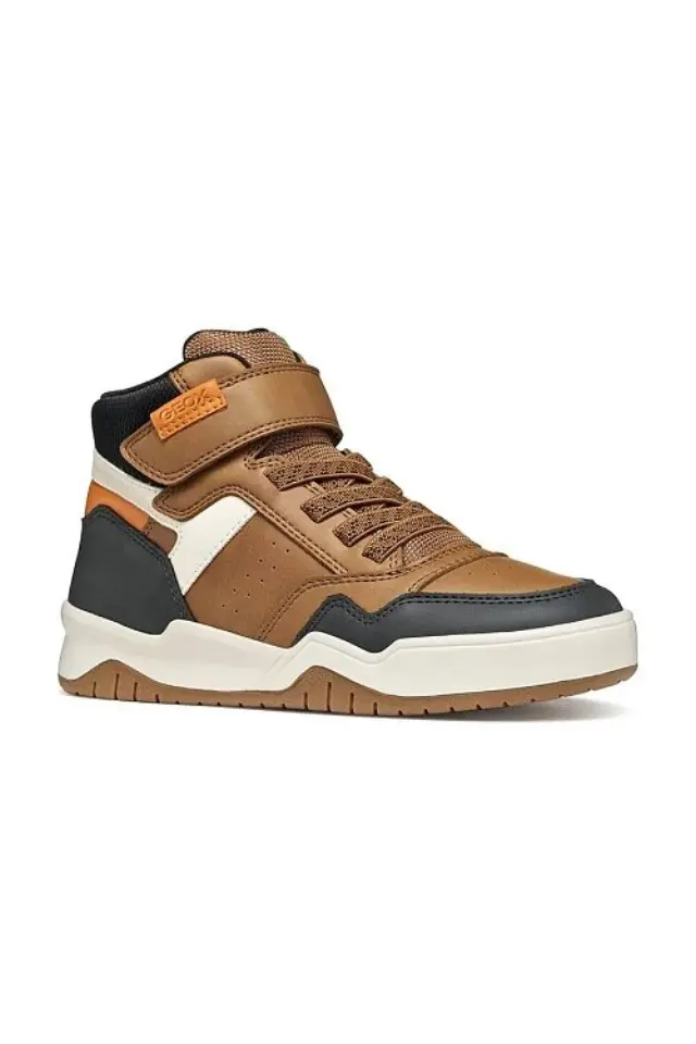 Παιδικό Παπούτσι για Αγόρι Geox J Perth Boy Brown (Μεγέθη 28-41) ΚΑΦΕ 2