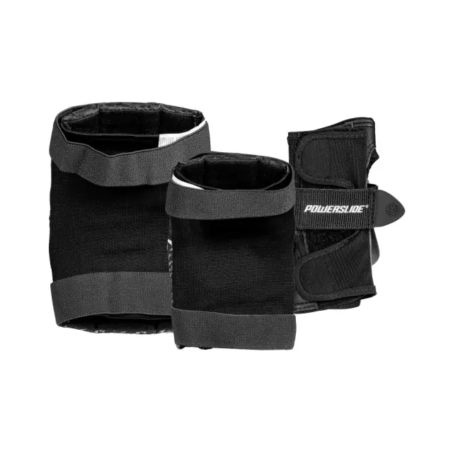 POWERSLIDE Standard Black Set Προστατευτικά - Μαύρα Μαύρο - M 2