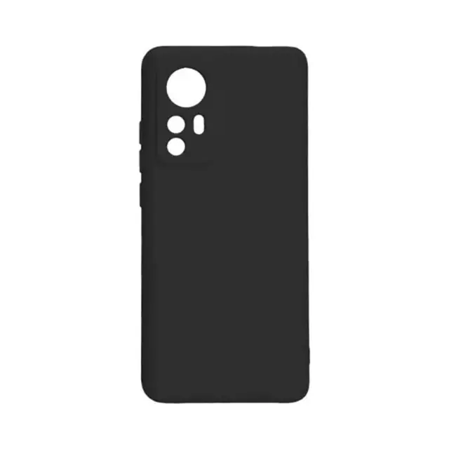 Θήκη Σιλικόνης Soft Back Liquid Silicone Case Για Xiaomi 12 / 12X Μαύρη