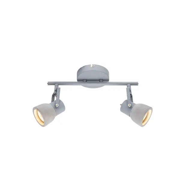 AcaLight Offer NETTO ΦΩΤΙΣΤΙΚΟ ΟΡΟΦΗΣ ΓΚΡΙ ΜΕΤΑΛΛΙΚΟ ΣΥΜΒΑΤΙΚΟ 1ΧGU10 IP20 Φ100Χ167mm