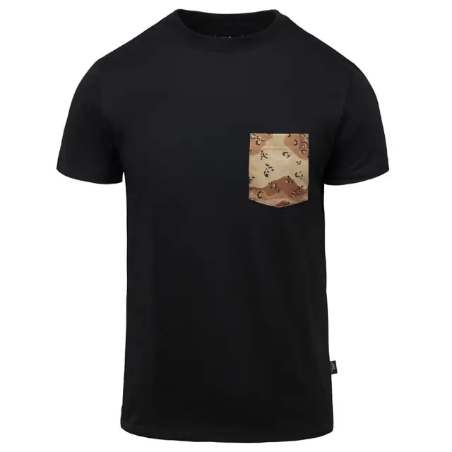 Helikon-Tex T-shirt (6 Color Desert Pocket)-Μπλουζάκι - 01-Black-Μαύρο