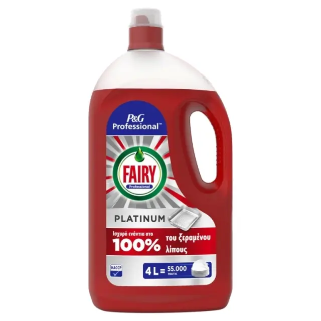 Fairy Υγρό Πιάτων Platinum 4lt