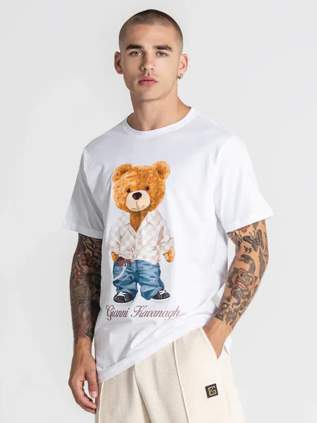 Gianni Kavanagh Ανδρικό PIAZZA T-Shirt – White - S