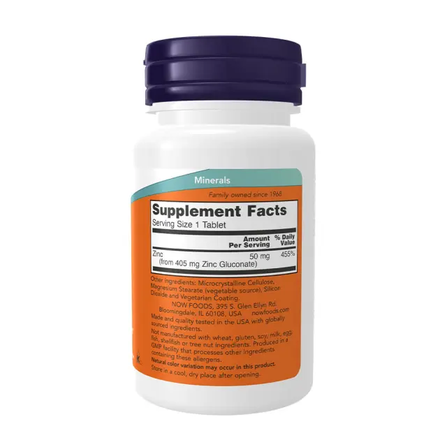Now Foods Zinc 50 mg 2
