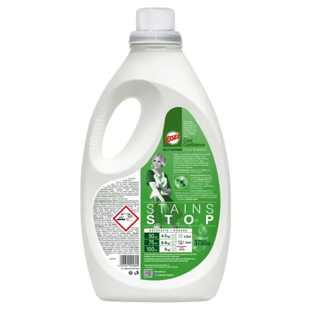 Essex Multi Stains Stop Υγρό Απορρυπαντικό ρούχων 3.75lt (75 Μεζούρες) 2