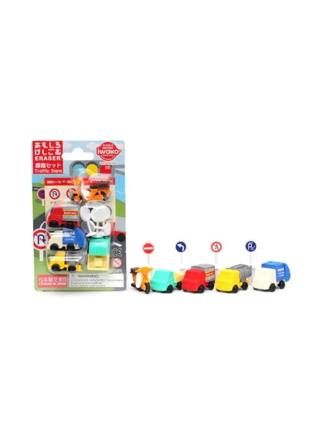 Σετ Γόμες 3D Traffic Signs iwako / ER-BRI055 (IWAKO)
