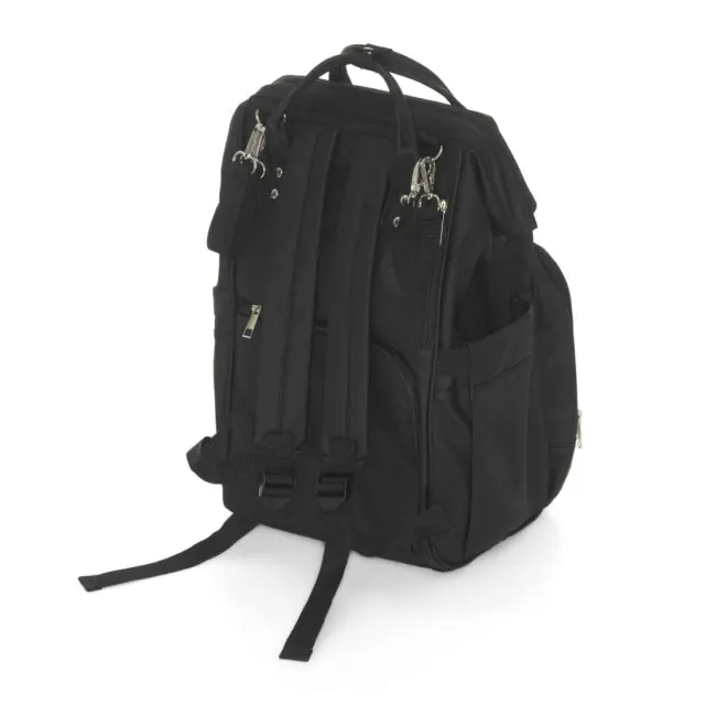 Τσάντα Αλλαξιέρα Backpack Dooky Μαύρη (Διαθέτει Ματ Αλλαγής Πάνας) 15L DK-5128208 3