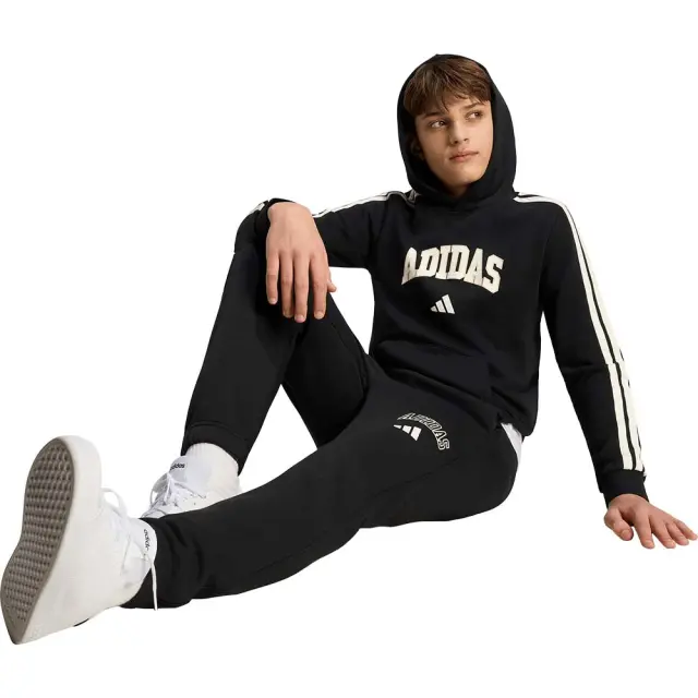 adidas Sportswear Kids Collegiate Hoodie Μαύρο KE1635 (adidas Sportswear) 3