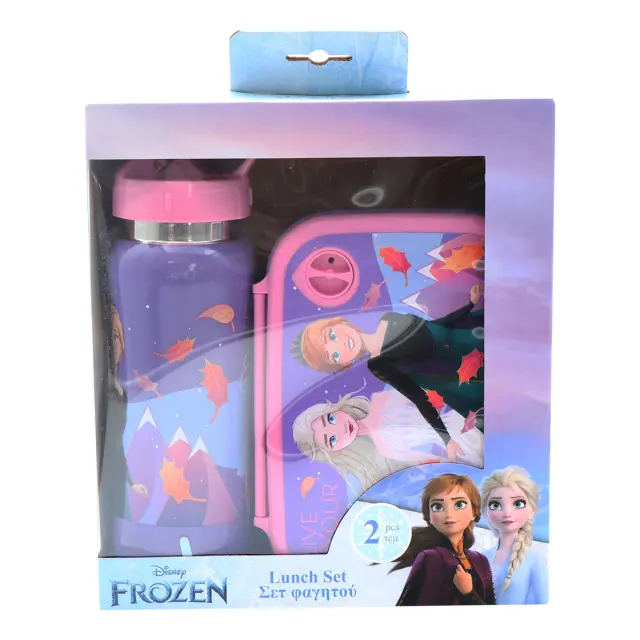 Φαγητοδοχείο 800ml + Παγούρι 500ml Must Frozen 564406 3