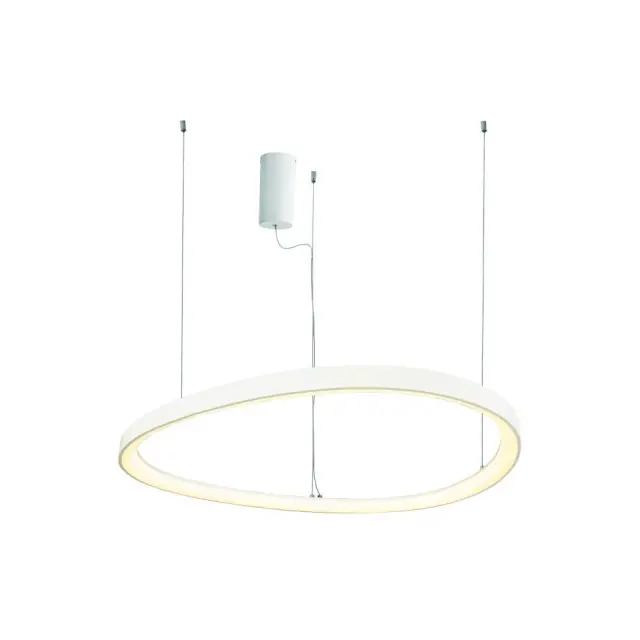 AcaLight Offer NETTO ΦΩΤΙΣΤΙΚΟ ΚΡΕΜΑΣΤΟ ΛΕΥΚΟ ΜΑΤ ΑΛΟΥΜΙΝΙΟ LED 54W 3000K 4000Lm IP20 Φ600Χ200mm