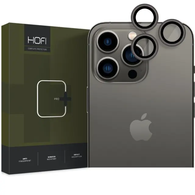 Hofi® Camring PRO+ Προστασία Κάμερας για το iPhone 14 Pro / 14 Pro Max- Μαύρο