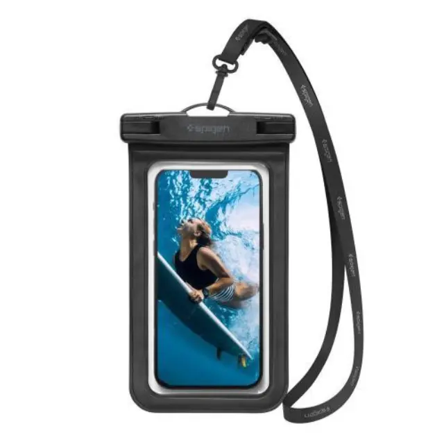 Universal Αδιάβροχη Θήκη Spigen A601 για Smartphones έως 6.9" Μαύρο (1 τεμ.) N59294