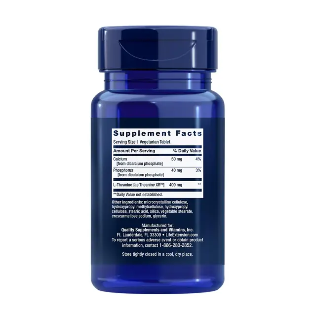 Life Extension Theanine XR™ Stress Relief 2