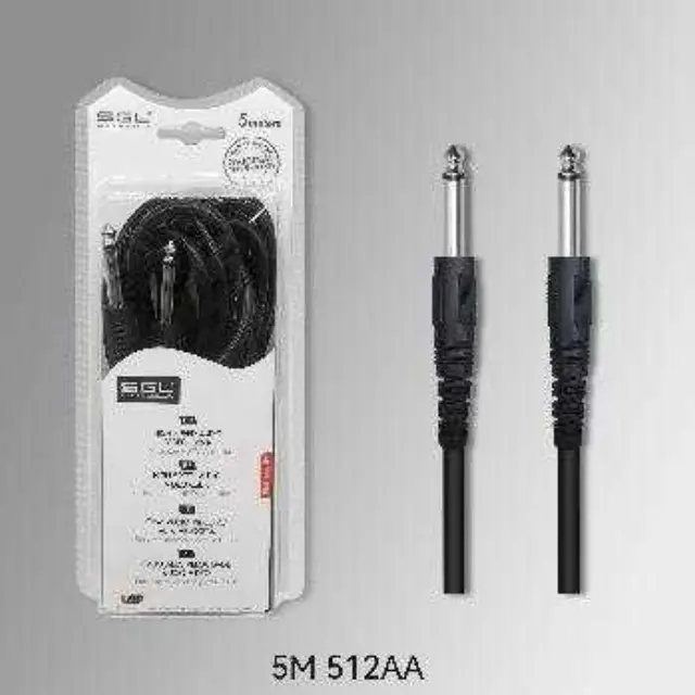 Καλώδιο ήχου Jack 6.3mm - Male - 5m - 512AA - 197247 2