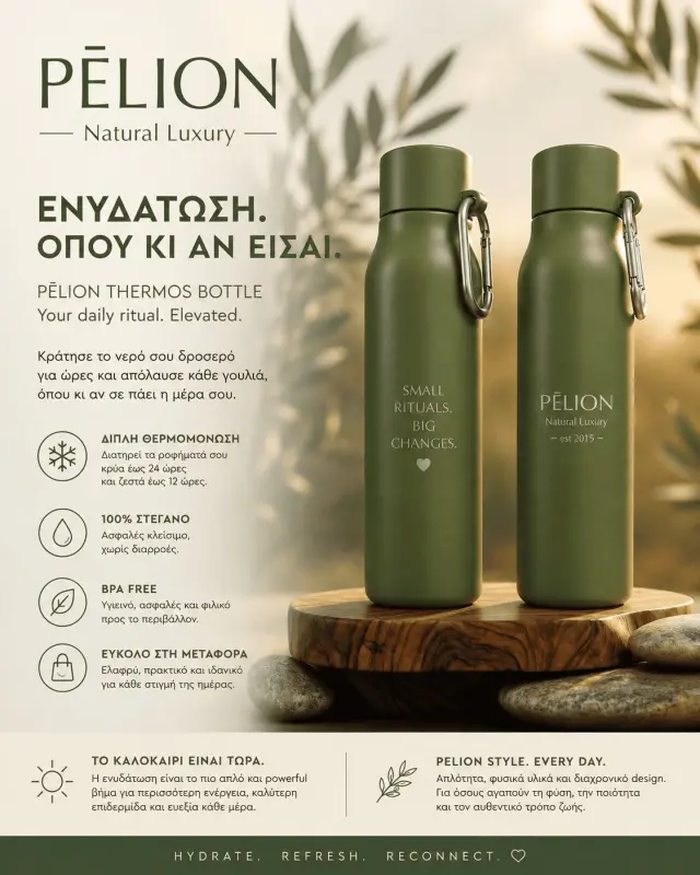 PĒLION θερμός | Small Rituals. Big Changes. 2