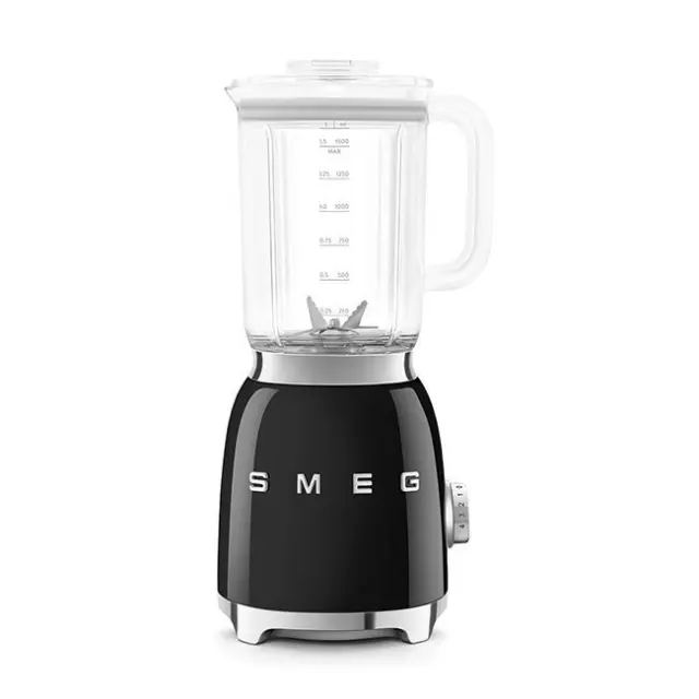 Smeg Blender 50s Style 1.5L 800W Black (BLF03BLEU)
