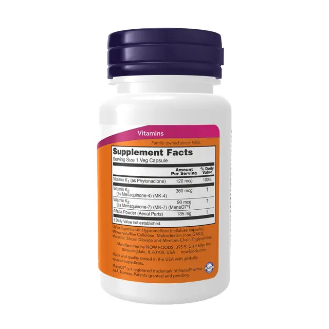 Now Foods MK-7 Plus with K1 & MK-4 2