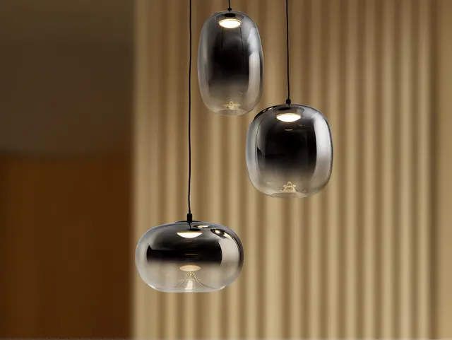 Onice 314213 - Τριφωτη Black-Smoke LED Λάμπα με Ρυθμιζόμενο Ύψος & GRAVITY TOGGLES Μαύρο 3