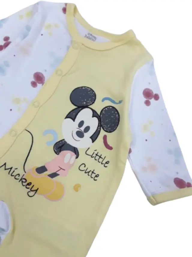Φορμάκι Μακρυμάνικο Mickey Little Cute Yellow 8030258 - 12 M (80cm) 2