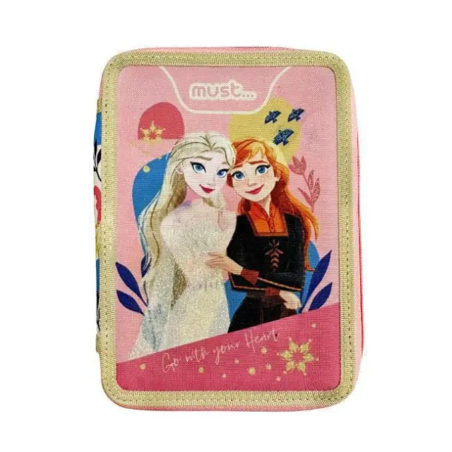Must Κασετίνα Διπλή Γεμάτη Disney Frozen 2 Go With Your Heart (000563466)