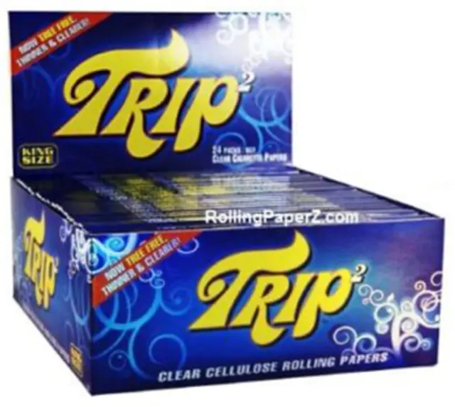 Trip2 Χαρτάκια - Clear - King Size 24τεμ.