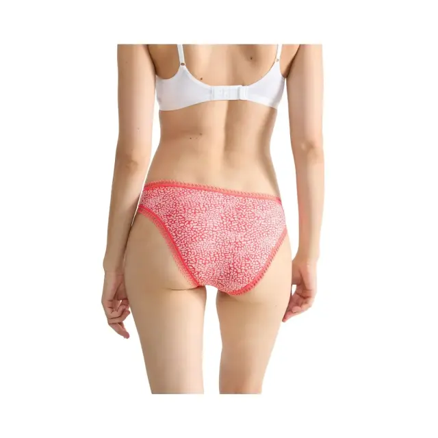 Sloggi Γυναικείο Slip GO Crush Mini - Τριπλό Πακέτο, Χρώμα Yellow-Coral-Coral Print 3