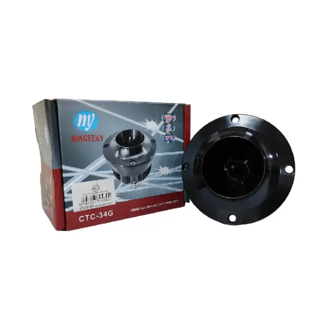 Mingyuan Tweeter Αυτοκινήτου Στρογγυλό 38mm 1000W 10x10cm CTC-34G - Aluminum car tweeter 101430