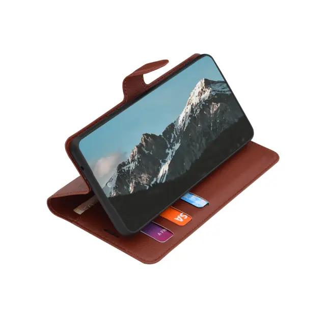 Techsuit® Leather Folio για Galaxy A16- Brown 2
