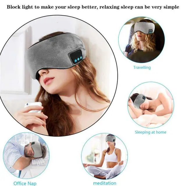 Μάσκα ύπνου με ενσωματωμένο Bluetooth ηχείο midy 2