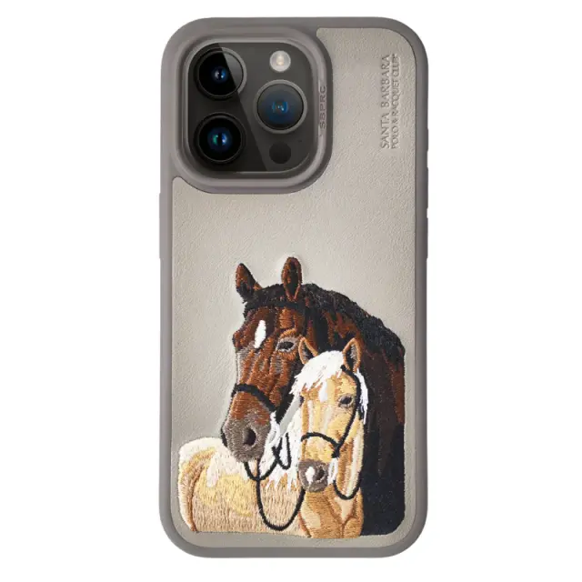 iPhone 16 Pro Isidore Series Genuine Santa Barbara Leather Case