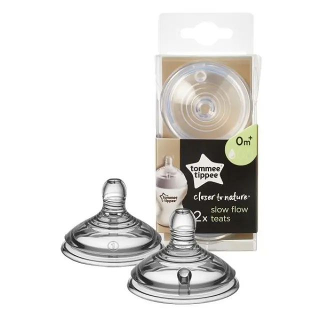 Tommee Tippee Closer to Nature Θηλές Αργής Ροής (0+ μηνών) 2pcs