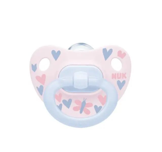 NUK HAPPY DAYS ΠΙΠΙΛΑ ΣΙΛΙΚΟΝΗΣ 0-6Μ ( 10.730.321) ΡΟΖ 1ΤΕΜ