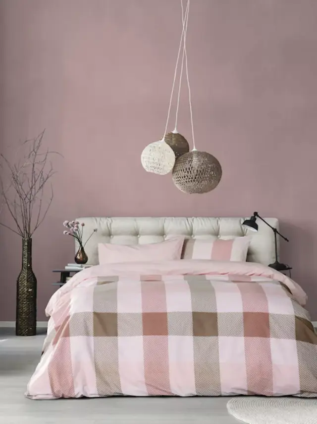 Κουβερλί βαμβακερό Carrie Pink Υπέρδιπλο 220x240