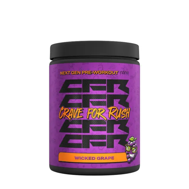 Nanosupps Crave For Rush Preworkout Wicked Grape, 400 g