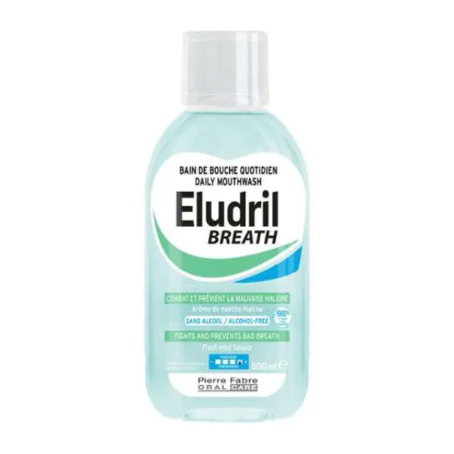 Elgydium Eludril Breath Καθημερινό Στοματικό Διάλυμα για τη Δυσάρεστη Αναπνοή, 500ml
