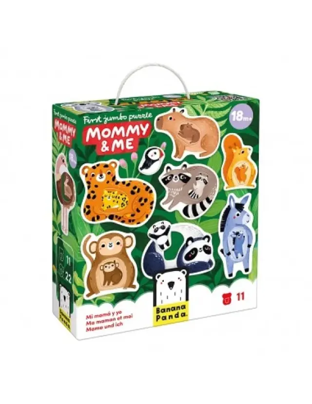 Παιδικό Παζλ Banana Panda First Jumbo Puzzle Mommy & Me 18M+ ΠΟΛΥΧΡΩΜΟ - One Size