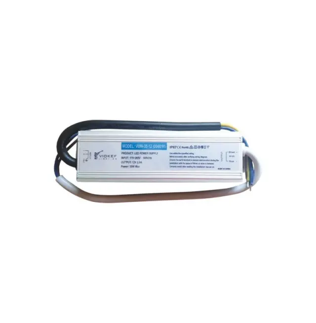 Power supply 12V DC 35W IP67 On-Off