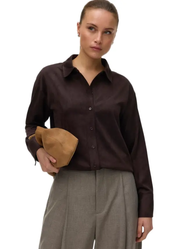 Vero Moda γυναικείο πουκάμισο σουέντ VMKATTY 10351759-1