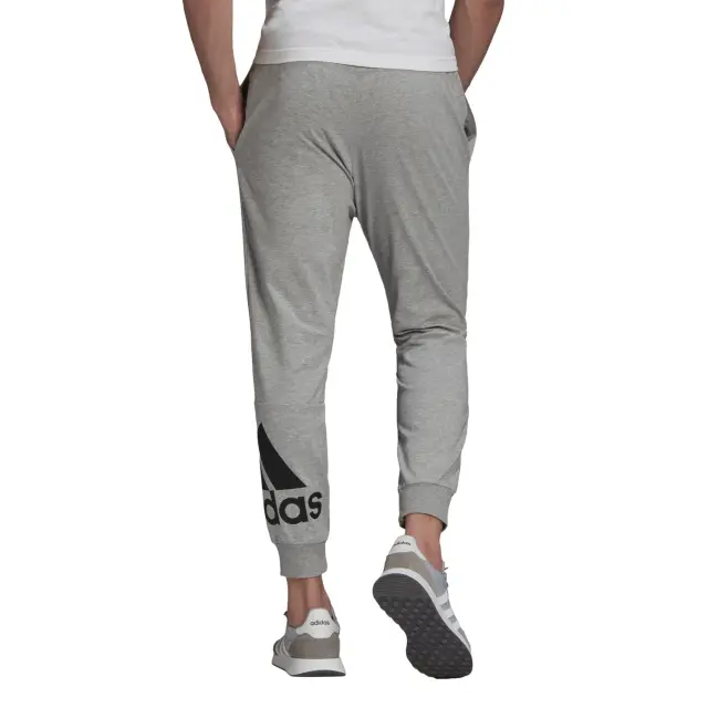 Adidas Essentials Big Logo Single Jersey 7/8 Παντελόνι Φόρμας με Λάστιχο HE1826 1060 Γκρί - XL 2