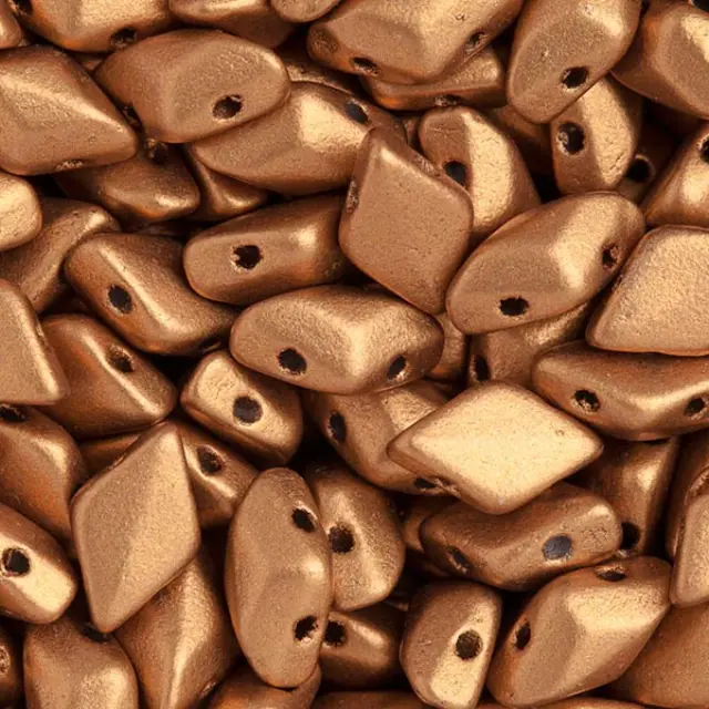 Χάντρα Matubo GemDuo 8x5mm - Bronze Gold ~10gr