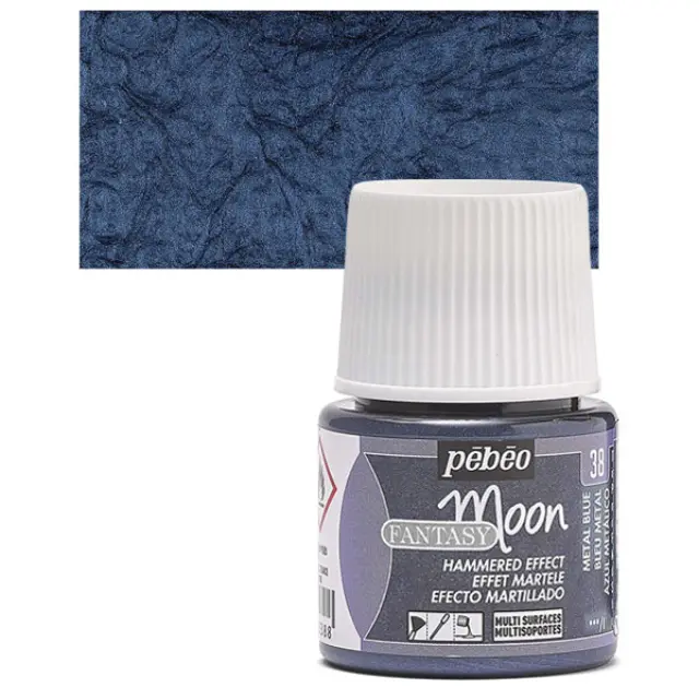 Pebeo Fantasy Moon Σμάλτο - 38 Metal Blue - 45ml