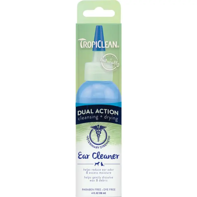 Tropiclean Dual Action Ear Cleaner Για Σκύλους & Γάτες 118ml Μονόχρωμο