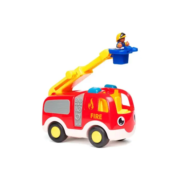 WOW Toys Πυροσβεστικό Όχημα Με Μηχανισμό Push & Go Και Φιγούρα (1-5 ετών) 110714
