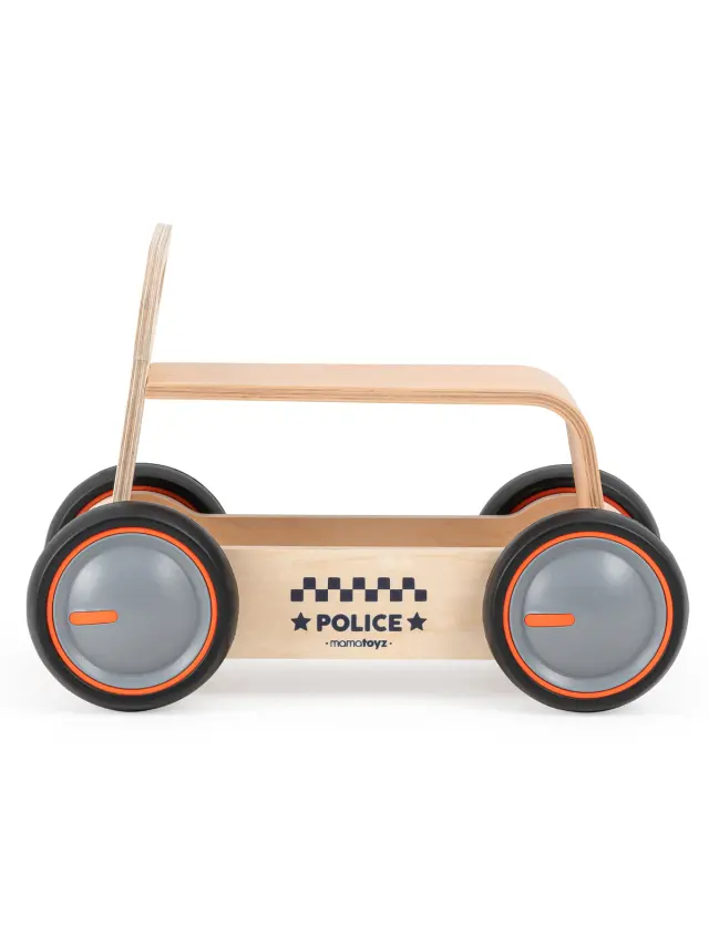 Mamatoyz - Περπατούρα DriveMe Wood Police - 8683723300347 2