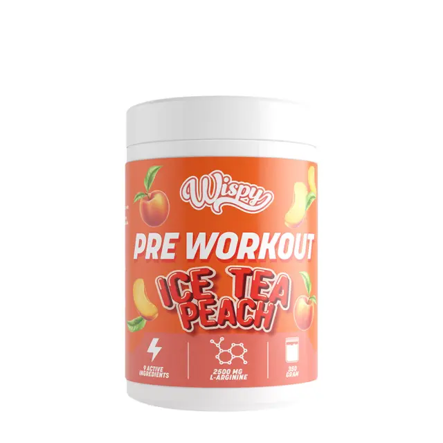 Wispy Pre Workout Powder Peach Iced Tea, 350 g
