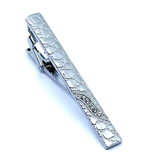 Ασημί Κλιπ Γραβάτας 6 cm – LGTC-T13/6 3